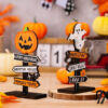oly-c1f6c36dec238c87995be2f344bc2eeb Wholesale Halloween Ghost Pumpkin Wooden Tabletop Decoration for Home Party Gift