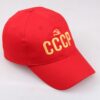 Wholesale CCCP USSR Retro Baseball Cap Adjustable Red Hat Fashion Accessory Gift