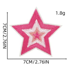Pink cartoon cloth stickers 3#