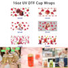 oly-c2051636af7d61f39945300abd940f05 Wholesale 5pcs Watercolor Sweet Raspberry Summer Dessert Drink Mixed Decor Prints 16oz Cup UV DTF Wraps
