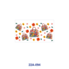 oly-c205c2657ae85608c88255611d674d43 Wholesale 5pcs Watercolor Floral Print Handbag Vibrant Wildflower Leaf Mixed Fashion Graphic 16oz Cup UV DTF Wraps