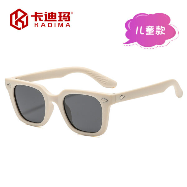 oly-c206b763b8323fde99a65c43efb274d6 Wholesale Kids Square Frame Silicone Sunglasses Outdoor Vacation Fashion Accessory