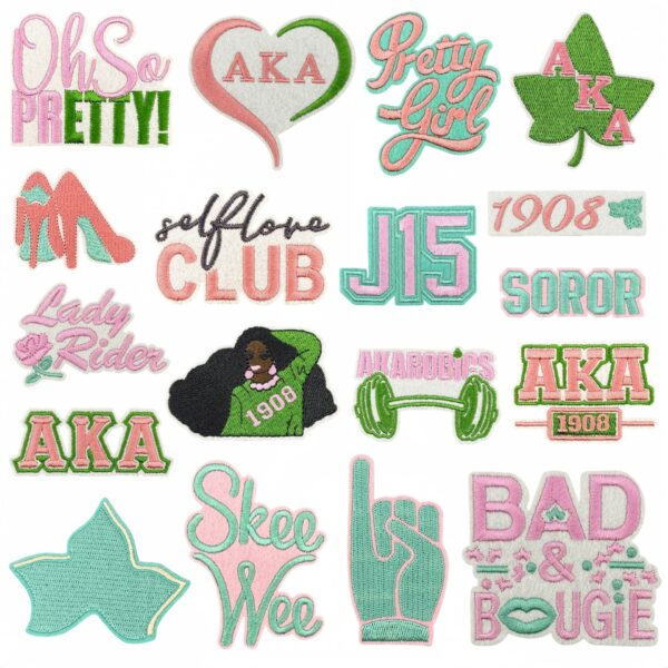 oly-c2071a18224aa40adb93019745b09ed3 Wholesale Trendy Polyester Thread Embroidered Patches Cartoon Club Series Fresh Decorative Patch for DIY