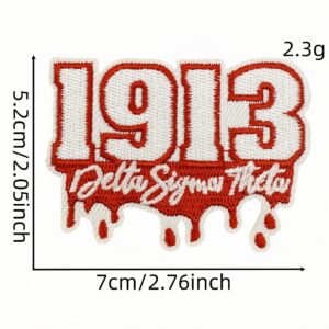 Sorority cloth patch 5#