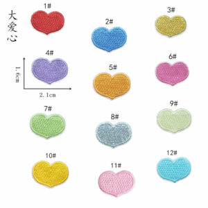 Big love combination cloth stickers (12)