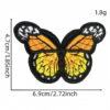 Wholesale 24 Pack Colorful Butterfly Iron On Patches Embroidered Decorative Appliques for Craft and Resale