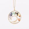 Wholesale Handmade Tree of Life Necklace, Agate Stone, Antique Copper Finish, Fashion Jewelry Accessory for Resale