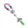 oly-c26093c4c4f0807ded40afae814c8178 Wholesale Colorful Cross Rosary Necklace Polymer Clay Beads for Kids Casual Fashion Accessory