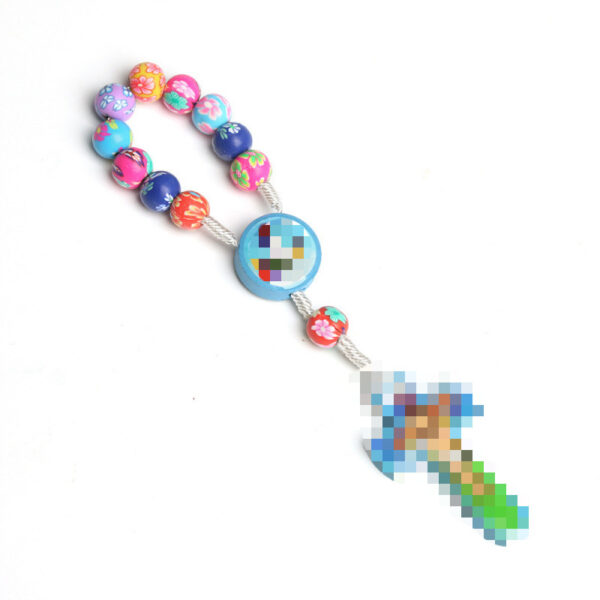 oly-c26093c4c4f0807ded40afae814c8178 Wholesale Colorful Cross Rosary Necklace Polymer Clay Beads for Kids Casual Fashion Accessory