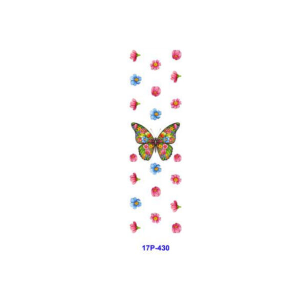 oly-c274c3e044b889db718ca22b93b60889 Wholesale 2/8/16pcs Watercolor Butterfly Floral Dot Series UV DTF Pen and Bookmark Stickers