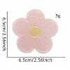 Wholesale Chic Floral Self Adhesive Embroidery Patches Polyester Thread for Everyday Bag Accessory