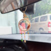 Wholesale Natural Style Handmade Dream Catcher Car Keychain Bag Charm Red Crystal Gift Accessory