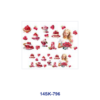 oly-c2942b5a90f5bce434cb2a2c3ac499a4 Wholesale 2/4/8pcs Watercolor Dessert Print Mini Cup Keychain Sticker