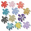 Wholesale Decorative Turtle Embroidery Patch Polyester Thread For Clothing Boutique