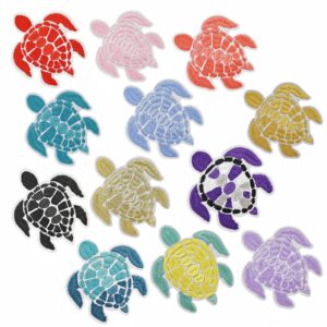 oly-c294f55e875e6aa399bcba90f0df58c7 Wholesale Decorative Turtle Embroidery Patch Polyester Thread For Clothing Boutique
