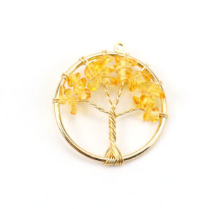 Gold + citrine (synthetic)—3cm