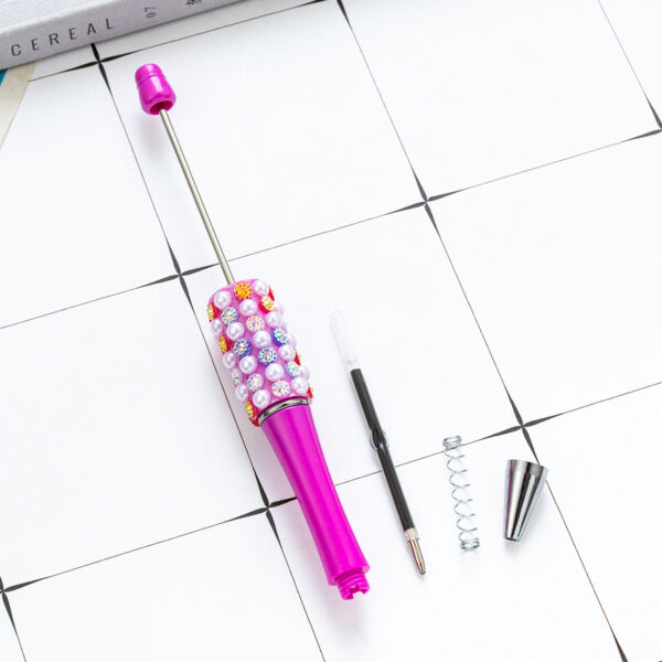 oly-c2bd5ff320473c700c943cad34f0d659 Wholesale DIY Beaded Pen Multicolor Pearl Gradient for Office Stationery and Gifts