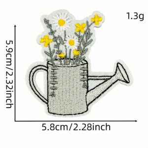 Cartoon flower cloth stickers 27 #