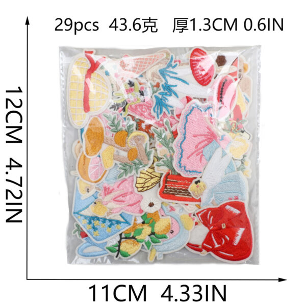 oly-c2c6c808bb6717fa6ef8e993aeb44bfd Wholesale Polyester Embroidery Patch Flower Fairy Design Clothing Decorative Accent for Everyday Use