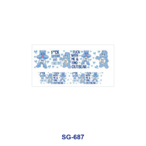 SG-687 / 8pcs / 16*7cm