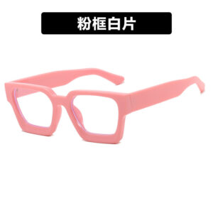 Pink frame white film