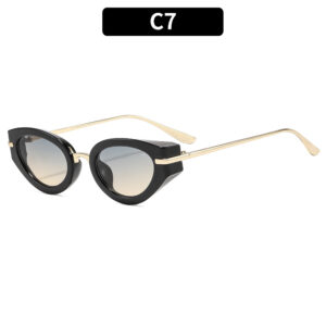 C7 - Black frame with green and yellow accents