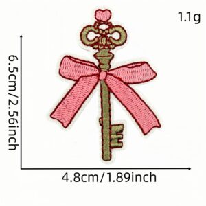 Pink series cloth stickers 5 #