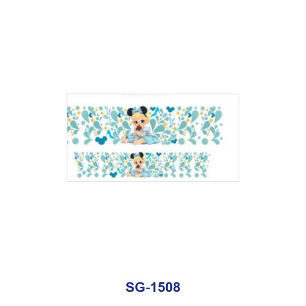 oly-c338bae9cb24463b9c4aa1b7d91e68d4 Wholesale 8pcs Mixed Cute Cartoon Girl Floral Print 3oz Cup Stickers Wrap OLY Exclusive
