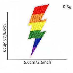 Rainbow Cloth Patch #9