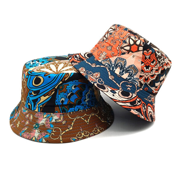 oly-c3478c3451a240efa582a6ab89a9d5d9 Wholesale Geometric Printed Double Sided Bucket Hat Trendy Sun Protective Casual Women's Hat Gift Boutique