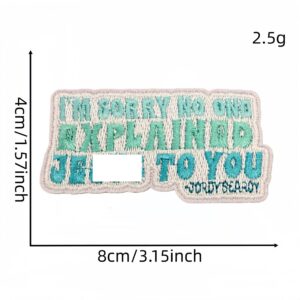 English cloth stickers 10 #