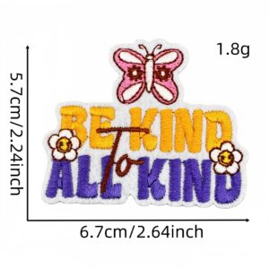 Colorful english cloth stickers 18#