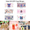 oly-c3649994a8d0dca1ab90fc4c0ada13be Wholesale 5pcs Soft Pastel Cute Fantasy Alien Cartoon Character Star Heart Autumn Leaf Flower Checker Butterfly Donut Mixed Decor Prints 16oz Cup UV DTF Wraps