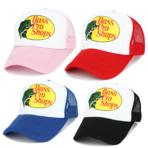 Wholesale Fishing Baseball Cap with Mesh Sun Visor Trendy Summer Hat for Men Women