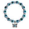 oly-c37da3e616f26454a6b53d8603542f0a Wholesale Blue Evil Eye Anklet Alloy Pendant Fashion Accessory Gift for Women