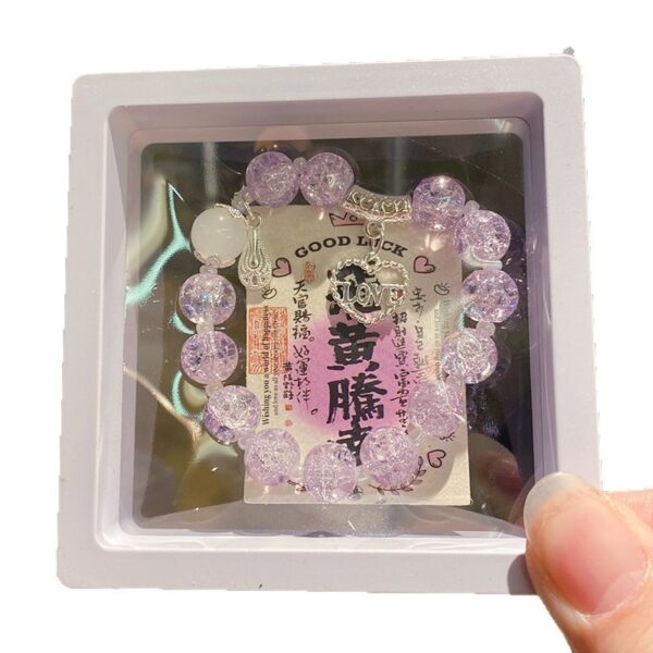 Wholesale Heart Shape Crystal Bracelet Light Luxury Moon Love Design Boutique Resale Fashion Accessory