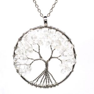 White crystal (synthetic) chain