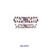 Wholesale 8pcs Mixed Variety Figure Floral Print 3oz Cup Stickers Wrap OLY Exclusive
