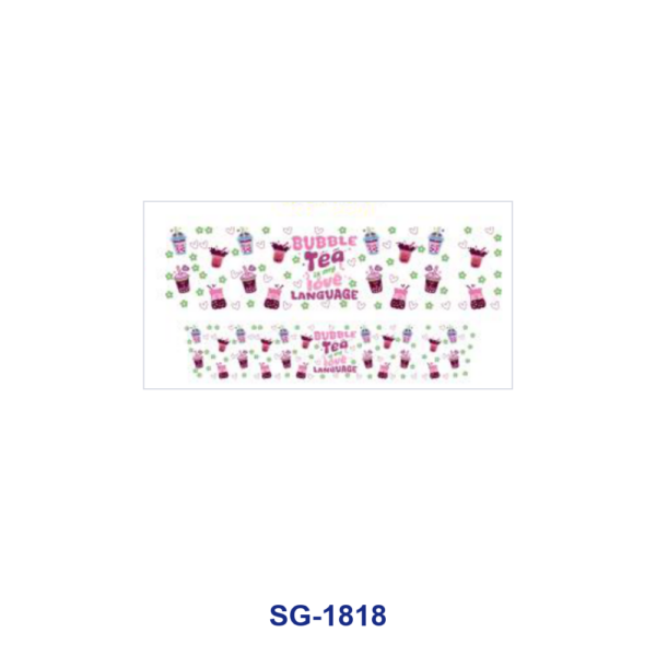 Wholesale 8pcs Cartoon Bear Mermaid Princess Pattern 3oz Cup Stickers Wrap OLY Exclusive