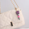 oly-c3cfd0b8f812e3ddd63a68acebf36763 Wholesale Silicone Keychain with Denim Style Bow Fashion Accessory for Bags Keys Gifts