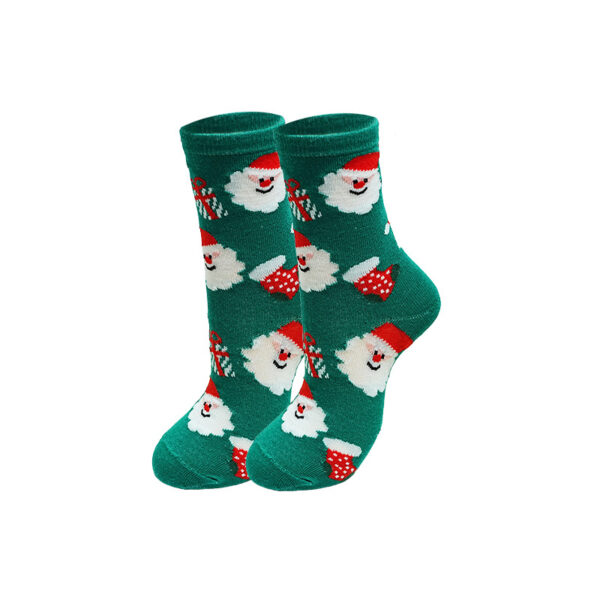 oly-c3e106d0d97c31551bbc1a18b744d430 Wholesale Autumn and Winter Trendy Christmas Socks Santa Claus Elk Snowman Gingerbread Man Cartoon Mid Calf Socks Cross Border Foreign Trade