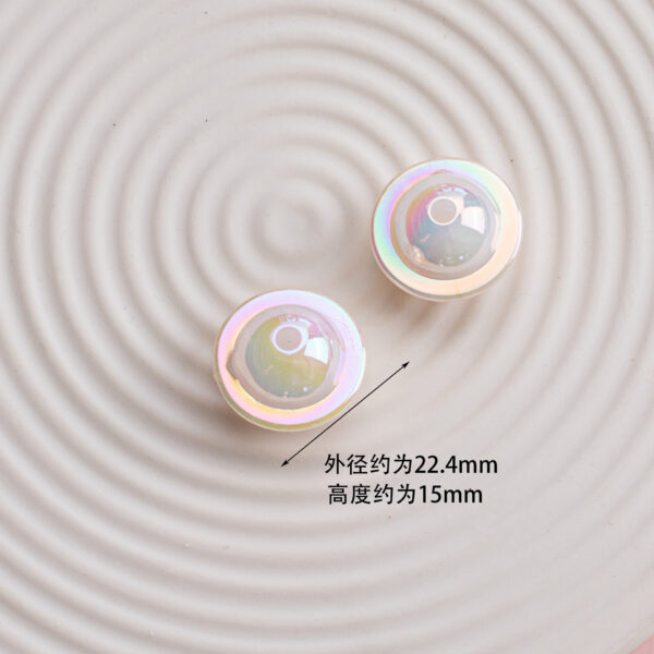 oly-c3e37c2a3dc690941f61e7c63478beda Wholesale Light Luxury Happy Planet Acrylic Beads for DIY Car Hanging Phone Charm Pink