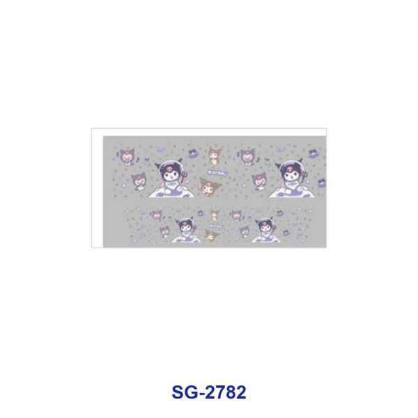Wholesale 8pcs Charming and Adorable Cartoon Animal Floral Print 3oz Cup Stickers Wrap OLY Exclusive