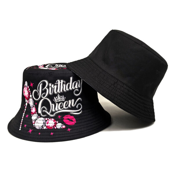 Wholesale Double Sided High Heels Pattern Bucket Hat Sun Protection Fashion Accessory