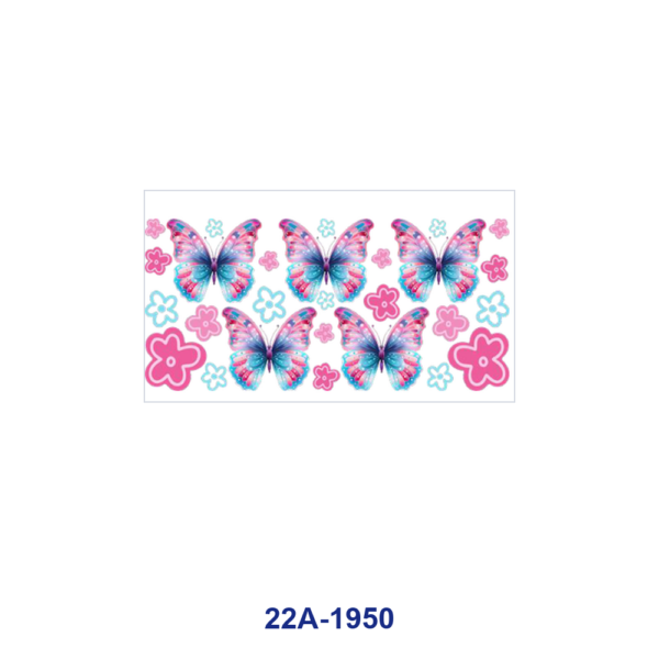 oly-c4049ae4e3a6b5e3e4dd29129253038e Wholesale 5pcs Fresh Pastel Watercolor Butterfly Figure Flower Leaf Star Heart Mixed Decor Prints 16oz Cup UV DTF Wraps