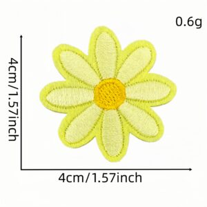 Cartoon flower cloth stickers 8 #