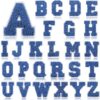 oly-c408253faf2b3a5d24c2930df59fdac7 Wholesale White and Blue Letter Towel Embroidered Patch DIY Decorative Accent for Clothing