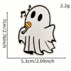 White ghost cloth patch 35 #