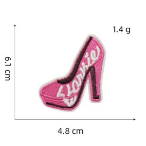 Pink cartoon cloth stickers 5#