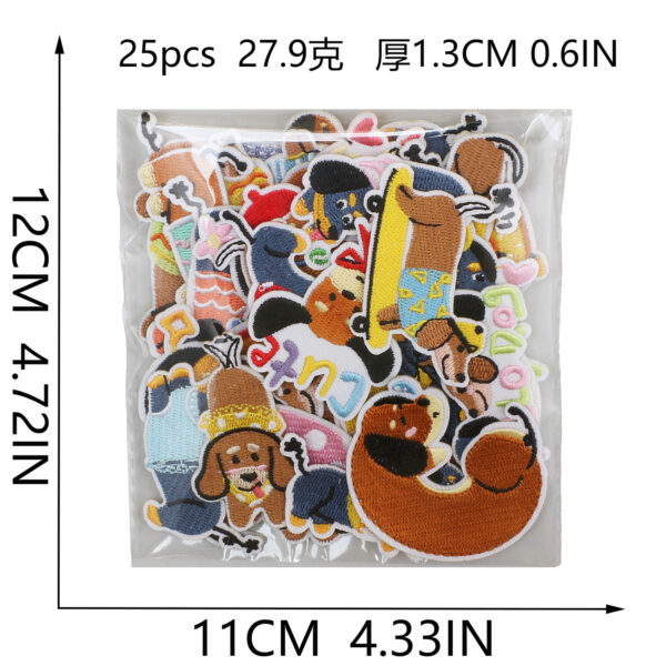 oly-c4329c4f422cfda5c6066eb59ee17fc0 Wholesale Dachshund Dog Embroidered Patch Decorative Accent for Clothing Resale